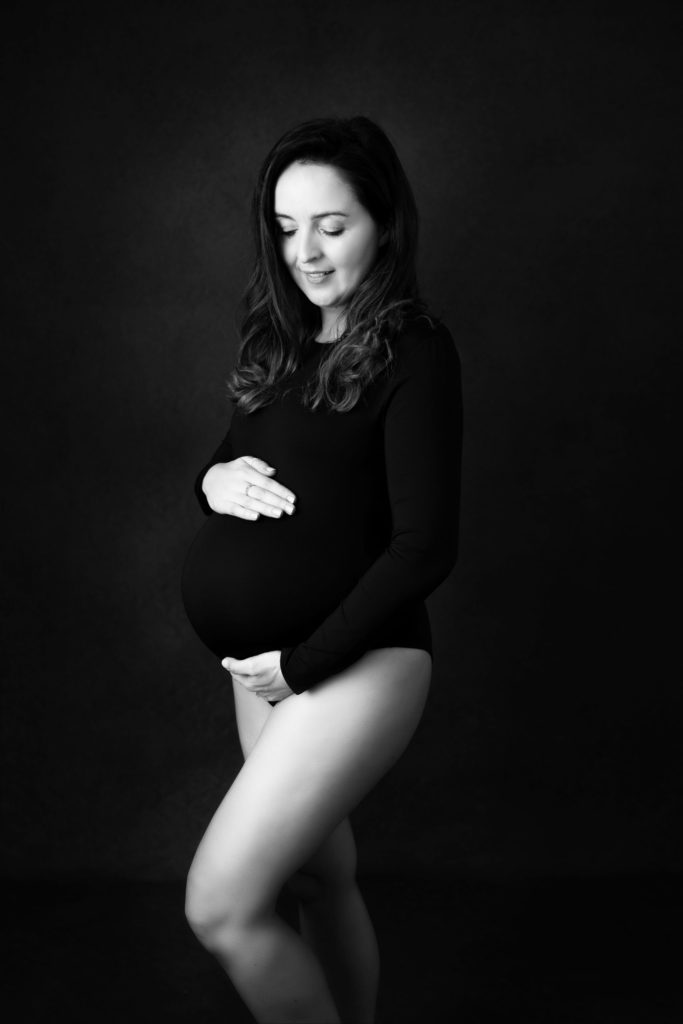 Maternity image black and white